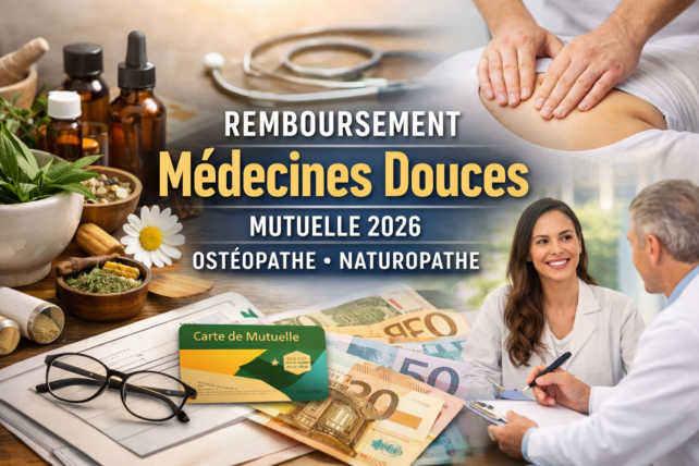 remboursement médecines douces mutuelle 2026 ostéopathe naturopathe