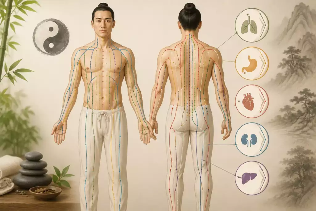 Méridiens en médecine chinoise