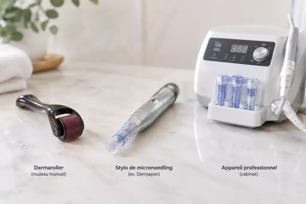  dermaroller, stylo de microneedling et appareil professionnel