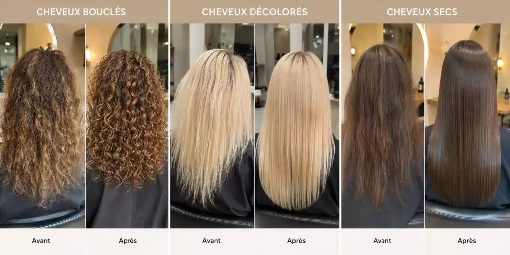 Résultats du botox capillaire selon le type de cheveux